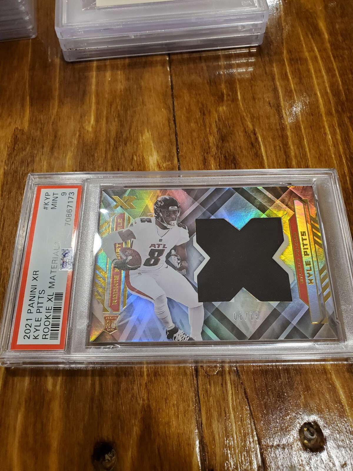 Kyle Pitts Panini XR Rookie XL Materials #KYP Base