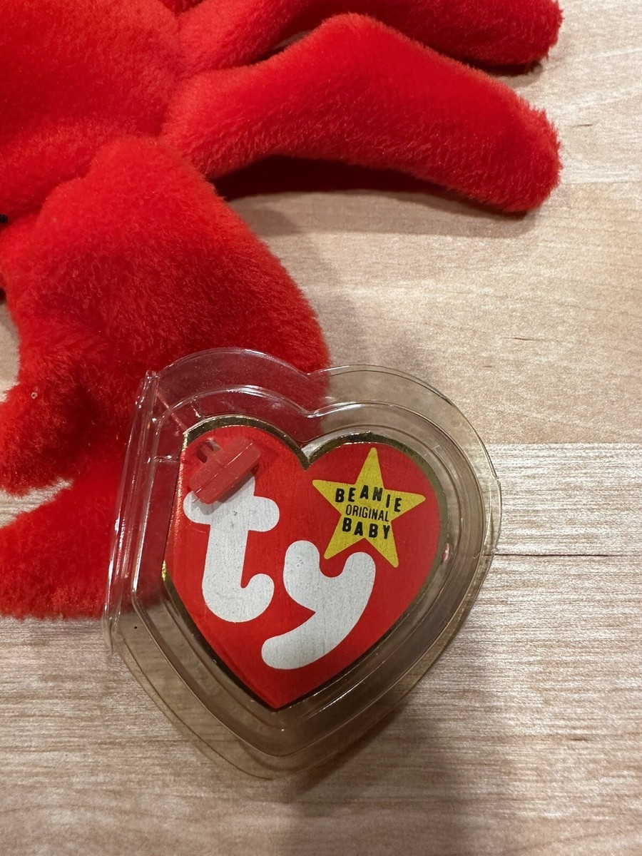 Red Crab Digger Beanie Baby Value Ty Beanie Baby: Digger The Red