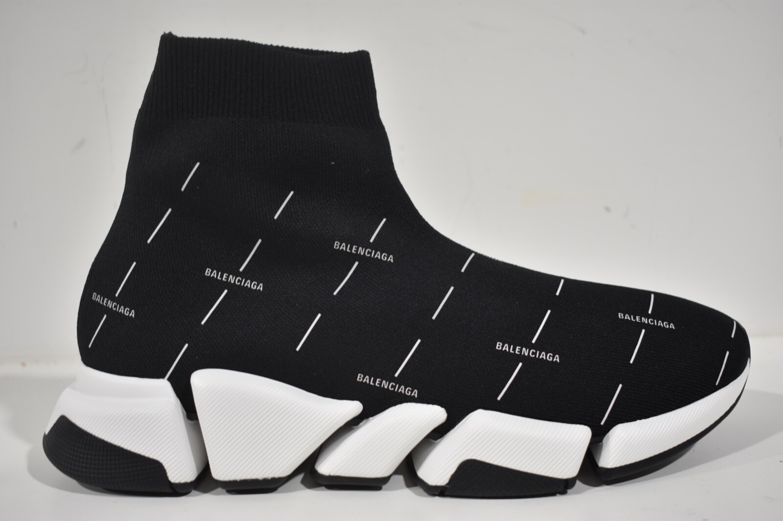 Balenciaga Mens Speed 2.0 Sock Black 