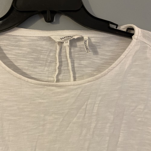 fatface cream long sleeved tee size us 8, uk 12 - Picture 3 of 11