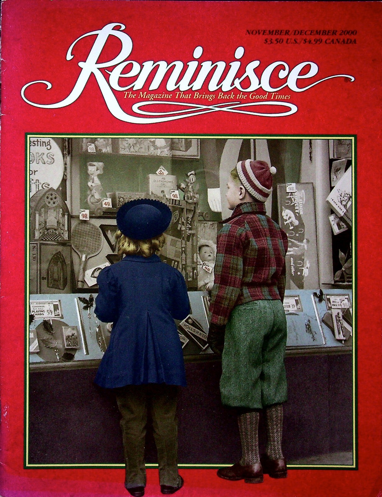 Retro Reminiscing VINTAGE REMINISCE MAGAZINE NOVEMBER DECEMBER 2000 US COLLECTIBLE ...