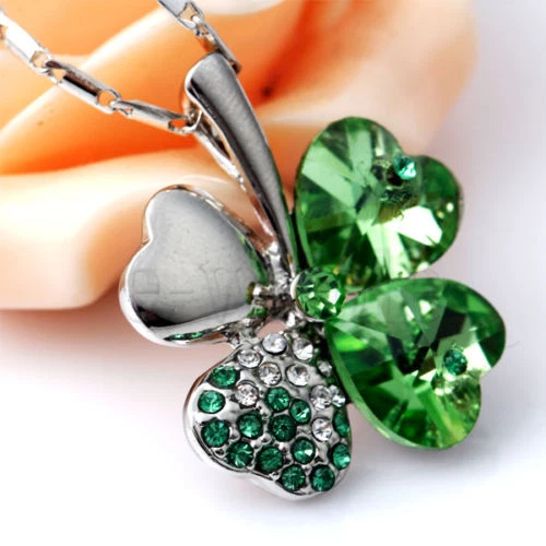 Lucky sale crystal necklace