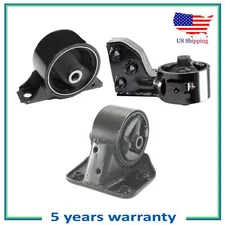 3PCS Engine Motor & Trans Mount For 1996 Eagle Summit 1.5L 6607 6669 6613