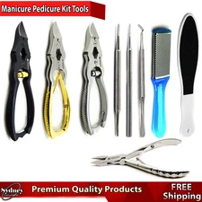 Podiatry Nail Cutters & Chiropody Nail File Nail Pusher Gouges & Barber Scissors