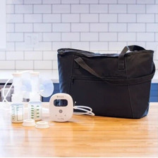 Ameda Mya Joy Double Electric Breast Pump Tote Adapters Storage Bags Hospital Gr