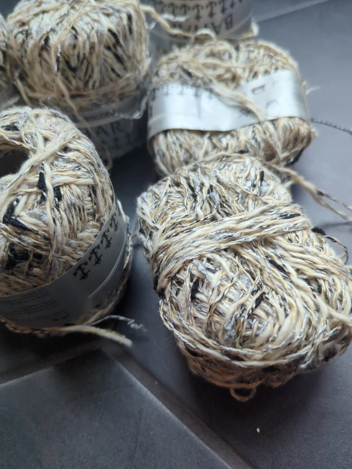 Coats Ancora Bahar Yarn Set Of 6 Full 1 Partial 50g Ea Made In Holland - Image 2 of 4