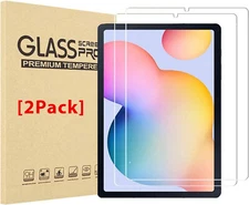 2 Pack Tempered Glass Screen Protector For Samsung Galaxy Tab S6 Lite 10.4" P610