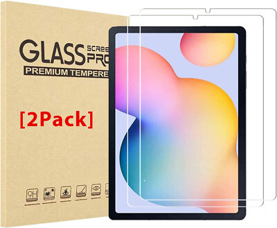 2-Pack Tempered Glass Screen Protector For Samsung Galaxy Tab S6 Lite 10.4'' P610