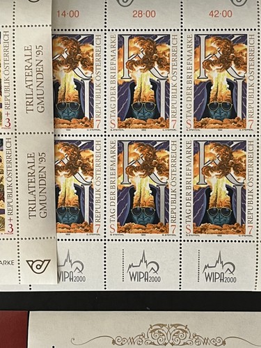 AUSTRIA - 1980's and 1990's - Collection of MINI SHEETS and BLOCKS - MNH - Picture 4 of 19