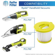 Compatible with Ryobi ONE+ 18V Handheld Vacuu...