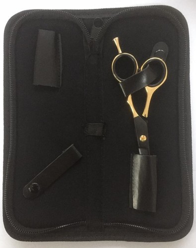 Professional Siebu Hairdressing Hair Cut Scissors Shears Titanium Gold Black - Picture 9 of 12