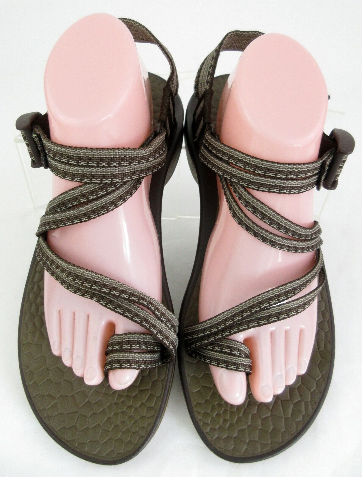Chaco Fantasia Womens Toe Loop Sandals Multi Brow… - image 3