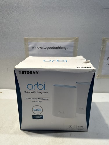 Netgear Orbi AC3000 RBK50 Tri-Band WiFi Whole Home System Satellite & Router - Picture 3 of 8