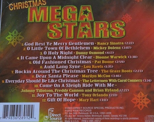 Rare Christmas Mega Stars 2003 CD cd13295 - Picture 2 of 2