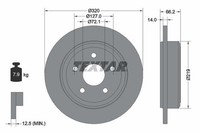 2X Textar Bremsscheibe 92177403 FüR Jeep