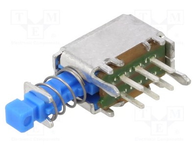 Pos: 2 DPDT Kontakte: Phosphorbronze 0,3A/30VDC Schalter: Druck