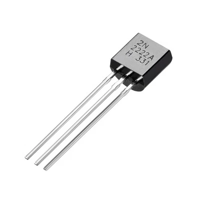 Kunststoff-Kapselung Leistungstransistor NPN BJT Transistoren 2N2222A TO-92 - Bild 1 von 2