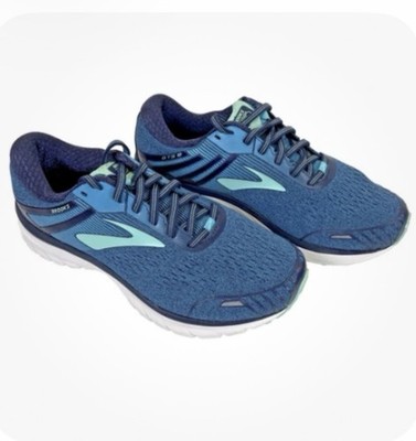 Brooks Adrenaline GTS 18 Women's Size 10 Extra Wide (2E) Blue Running Shoes