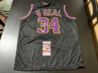 Shaquille O'Neal Autographed Los Angeles Custom BLACK Basketball Jersey - JSA