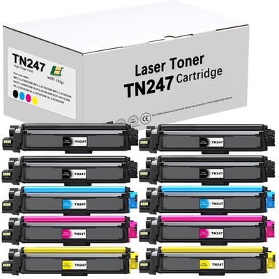 XXL TN247 Toner Kompatibel zu Brother MFC-L3750CDW DCP-L3550CDW HL-L3210CW TN243