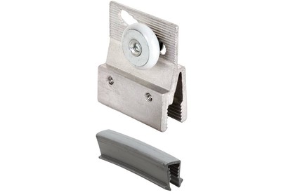 Shower Door Roller Assembly 2-Pack Frameless Glass Top Bracket 3 16in Aluminum