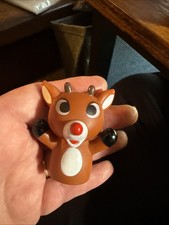 Rashti Rudolph Finger Puppets Rudolph Red Nose Reindeer Rubber