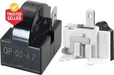 Refrigerator Starter Relay and Overload Protector Kit - QP2-4R7 4.7 Ohm 1 Pin PT