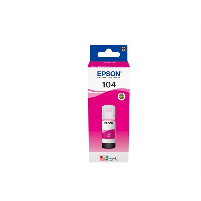 Epson 104 Ink Bottle EcoTank Magenta - Image 5