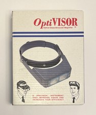 Donegan OptiVisor Headband Hands Free Magnifier DA-3 Blue Dual Lens 1.75X USA