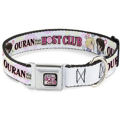 Crunchyroll Pet Collar, Dog Collar Metal Seatbelt Buckle, Ouran High (US IMPORT)