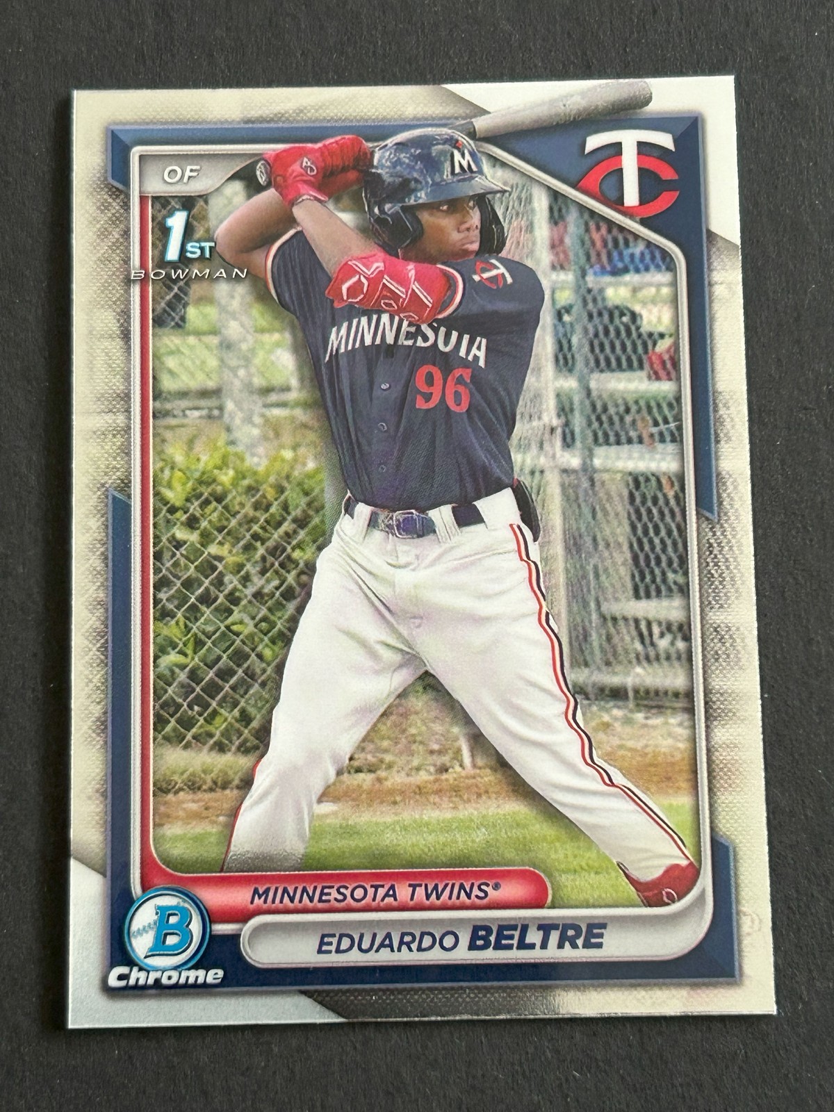 2024 Bowman Chrome #BCP-170 Eduardo Beltre Prospects Minnesota Twins