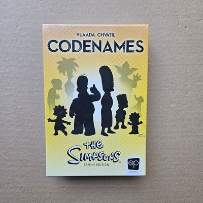 Codenames The Simpsons Family Edition Game - Vlaada Chvatil - Brand New Sealed