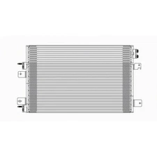 Replacement Condenser w/Oil Cooler w/o Receiver Drier (See compatibility Chart)