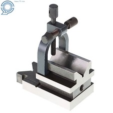 Hardened Steel 3-1/2" x1-7/8" x1-7/8" Angle V-Block W/Clamp Set Percision 0.0003