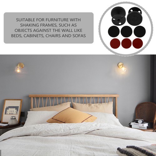 2 Stück Verstellbar Bettrahmen Stabilisator Werkzeug Bettrahmen Stopper Anti-Shake Fixer - Bild 2 von 12