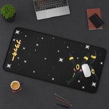Umbreon Pokemon Japanese Desk Mat Mouse Pad, Long Desk Mats, Anime Game