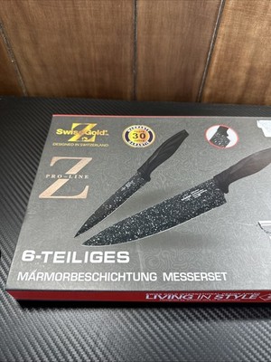 Swiss Gold Switzerland Ceramic Kitchen Knife Set Z Pro Line SG