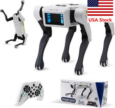 US 2.4G Smart Robot Dog Voice Dialogue APP Remote AI Sing Dance Kids Toy gift