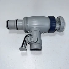 Pool Hose Adapter Above Ground Swimming Pool Replacement Part With Plunger Valve