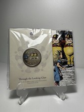 2021 Royal Mint Alice in Wonderland £5 Colour BU Coin Through the Looking Glass