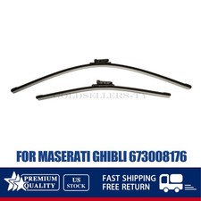 NEW Set Of 2 Front Windshield Wiper Blade Blades Fits Maserati Ghibli 673008176