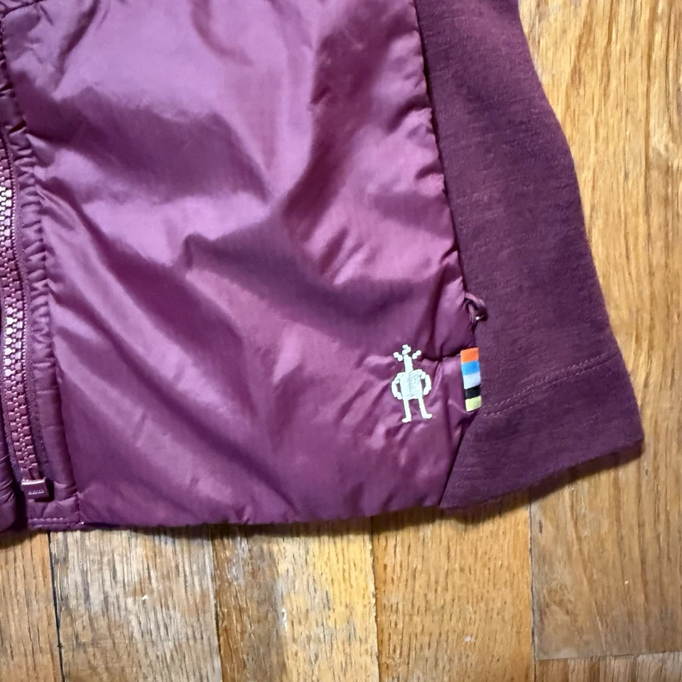 Smartwool Smartloft 60 Hoodie Vest Women's Size XS Full Zip Quilt - Image 4 of 4