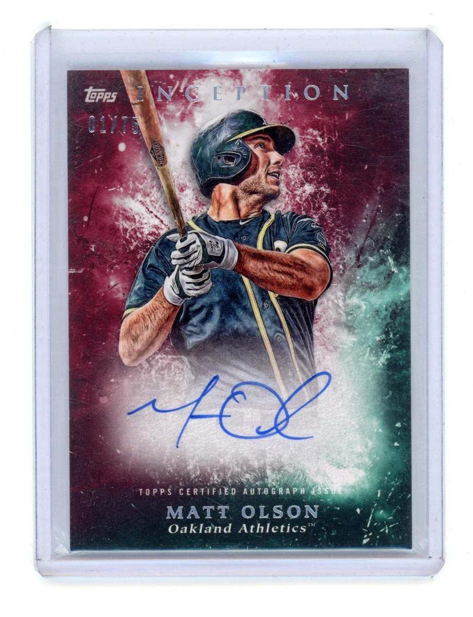 Matt Olson Baseball Serial Numbered Sports Trading Cards