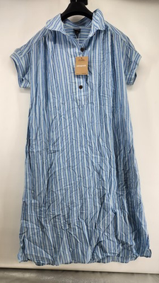 #ad NWT Patagonia Women#x27;s Small Good Times Steam blue Summer Weave Dress NWT $89.00