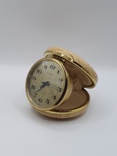 Vintage Europa 2 Jewels Travel Alarm Clock Collectable Made In Germany Working