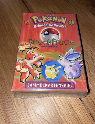 Pokemon Theme Deck Bushfire With Holo Card Vulnona Opened