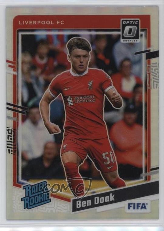2023-24 Panini Donruss FIFA Optic Rated Holo Prizm Ben Doak #182 Rookie RC