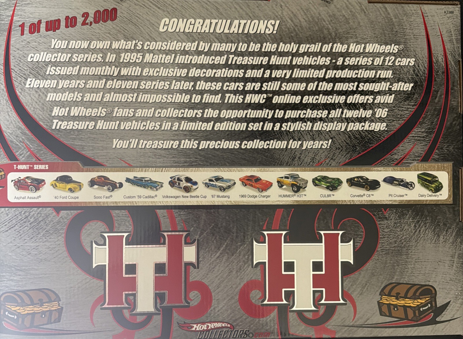 Hot Wheels Collectors HWC Red Line Club RLC Treasure Hunt Set 2006 General Lee thumbnail 2