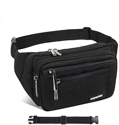 Waist Pack Bag, Black, with Extended Band