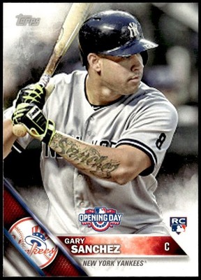 2016 Topps Opening Day #OD-146 Gary Sanchez Rookie E1